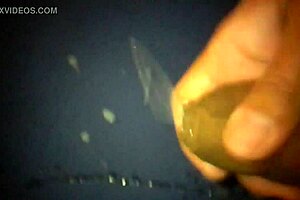 Horny milf masturbates with big tits and ass leading to intense orgasm and cum shoot.