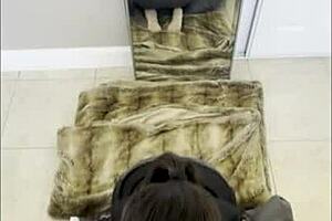 The milf solved her step-son's bully issue with amateur taboo sex.