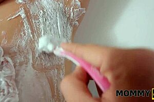 Mommy4k, that bathroom game led to hot sex with mature whore and her natural tits.