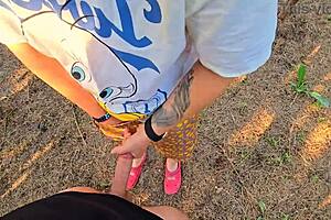 Step mom caught step son jerking off and helps him cum quick!