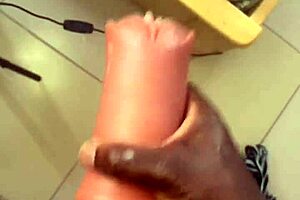 bbc penetrates white pussy with toy in this full video of solo masturbation action