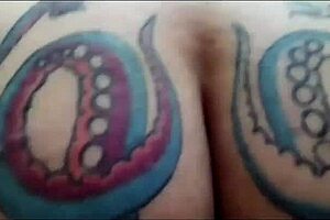 Big ass amateur milf bouncing on neighbors penis outdoors in public leaving vagina full of milk after cum and farting