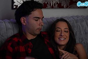 tiny milf watches her boyfriend transform into werewolf then fucks his big black cock to reverse it in halloween special