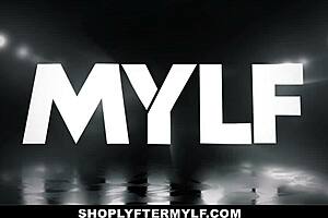 Milf thief Casca Akashova gets caught pocketing an item at valentines day sale. Horny cop delivers fuck punishment in the shop.