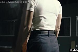 Hey thief, ready for this dirty big tits milf cop Abigail Mac to use your petite blonde body with pussy fingering?