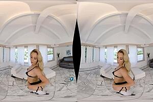 Isabelle Deltore Experiences Relaxing Rub-Down Under in MILFVR Video