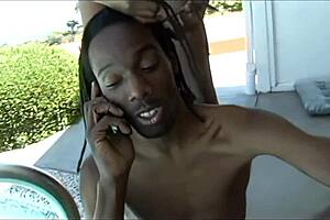 Oh man I'm fucking this slutty afro girl in her tight asshole with my big cock