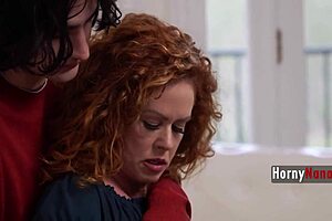 Step Grandson Teaches Self Defence To Step Grandma Turning Her On For Taboo Fuck