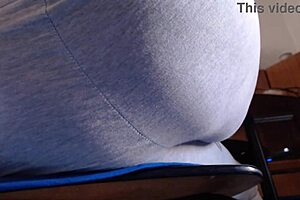 Wonderful Farts Inside Tight Yoga Pants from Curvy Redhead