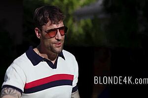 family outdoor sports ends in a foursome - bunny madison krystal palmer alex legend tony sting