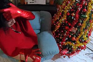 Hey, check this milfycalla santa preview with horny cheating wife slut using toys