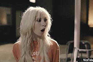 Hey thief, ready for this dirty big tits milf cop Abigail Mac to use your petite blonde body with pussy fingering?