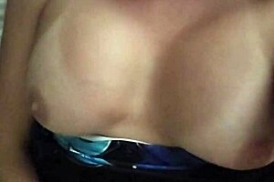 I Feel So Passionate When He Fucks My Big Tits on the Beach Like a Goddess!