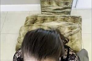 The milf solved her step-son's bully issue with amateur taboo sex.