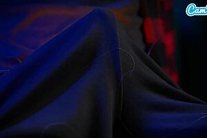 tiny milf watches her boyfriend transform into werewolf then fucks his big black cock to reverse it in halloween special