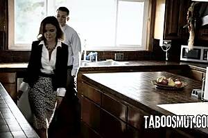 Pervert customer lures estate agent into rough sex with blowjob and doggystyle to seal the house deal.