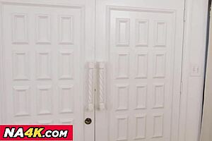 Oh wow, milf Tiffani Madison swaps her dildo for a real cock ride!