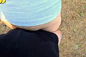 Step mom caught step son jerking off and helps him cum quick!