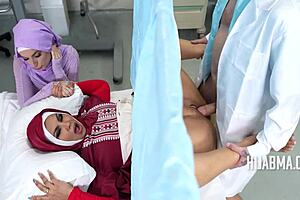 Arab Wife Allows Doctor To Impregnate Her While Wearing Hijabma In Hospital