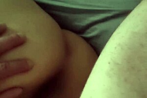 I'm loving this POV of a sexy Latina wife with big ass getting fucked sideways and cum on her curvy body.