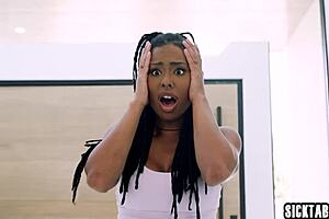 Milf lumi ray shares sex toy with big ass black kira noir and anna claire clouds for big dick action