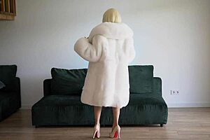 hey cyber doll in fur coat, ready for hardcore anal fuck double penetration and extreme deepthroat?