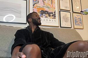 Matt bishop gets nipple lick handjob 😋👅