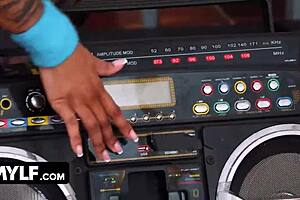 Milfs Dominate Huge Cock in Sweaty Threesome