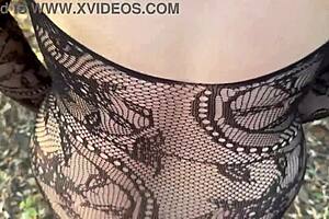 hey, wanna see me breed this chubby married milf wife with no condom in public outdoors?