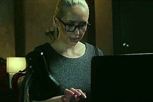 christina shine, that sexy hot milf, casually masturbates using ai in her lingerie. she fingers her big tits and blonde ass solo