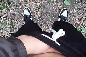 WILD LESBIAN ORGASM IN FOREST—PUBLIC PLEASURE EXPLODES!