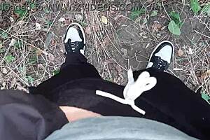 WILD LESBIAN ORGASM IN FOREST—PUBLIC PLEASURE EXPLODES!