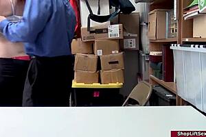 redhead shoplifter fucked by an officer