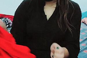 Sobia Nasir Performs Stepmom Roleplay In Arab Pakistani Indian Babe Style