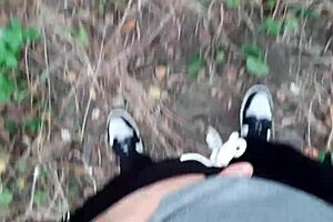 WILD LESBIAN ORGASM IN FOREST—PUBLIC PLEASURE EXPLODES!