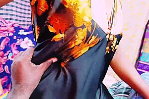 Stepson and stepmom share a moment with Telugu dirty talks in cowgirl style