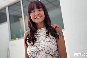 putalocura - torbe se corre en el coño de la sexy colombiana petite 18+ allison sweet