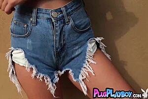 Petite Blonde Milf's Big Ass And Tits Exposed Naked!