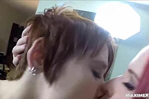 Blonde Mature Lesbians Lily Cade And Maxine Scissor Juicy Clits At Party