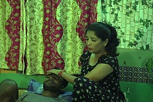 I love how this beautiful desi Indian maid takes my young 18+ lover deep in her pussy for intense fucking sex