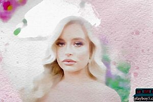 so big round ass blonde milf jackie strips naked with playboy and shows off her hot body