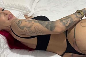 what a hot surprise, my cuck brought two friends to fuck his slutty wife