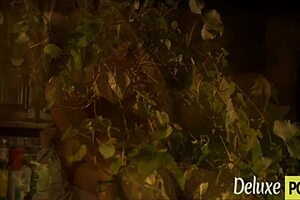 skinny blonde milf gets hardcore sex with hottie sucking cock and licking shaved pussy