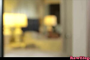 Glam Euro Cougar PUSSY EATEN at HOTEL!