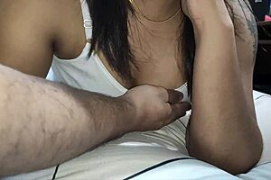 Horny desi girl, ready for my wet sloppy bed handjob?