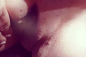 mature blonde cougar flashes her huge shaved cameltoe pussy outdoors 😏👅