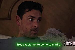 seductive latina stepmom tempts stepson into creampie taboo with her big natural tits