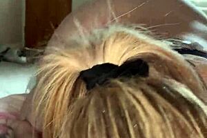 Suck stepson's huge cock lick balls then fuck me hard