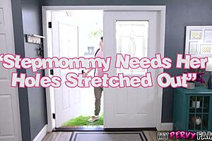 horny stepmilf's all holes smashed by college stepson's monster cock deepthroat cowgirl mypervyfamily