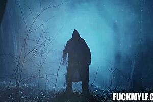 Creepy Haunted Stepmom Begs Petite Stepson for Taboo Fuck.